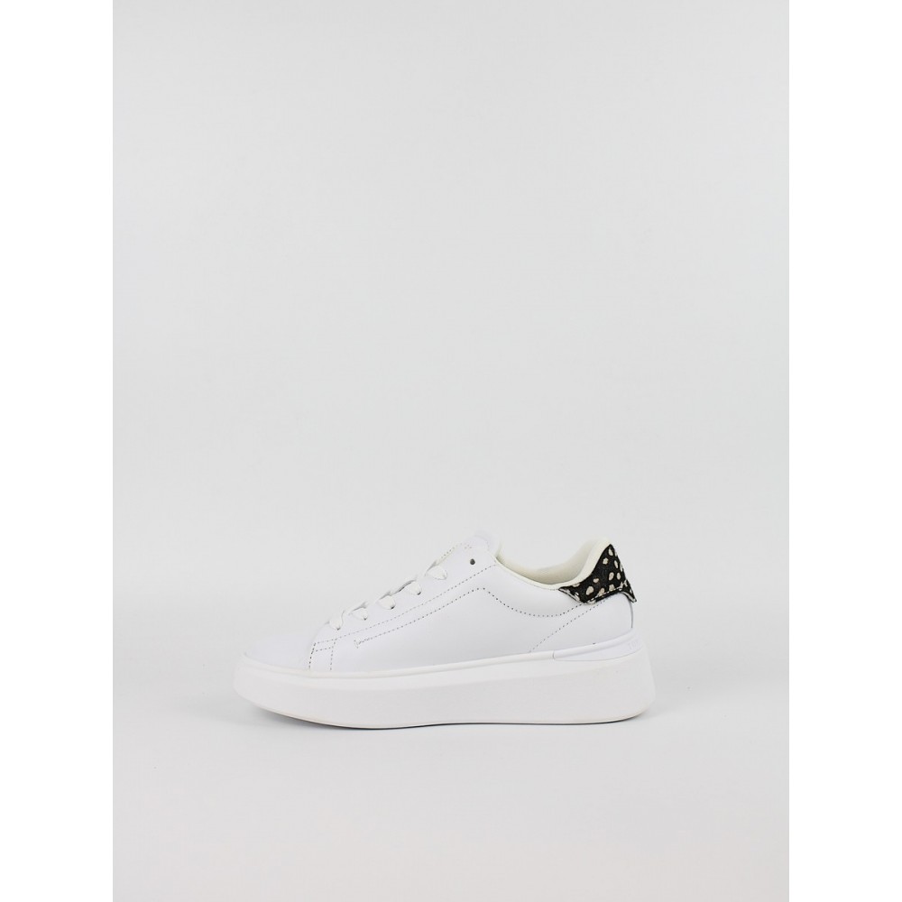 Γυναικεία Sneaker Tommy Hilfiger Animal Print Platform Sneaker FW0FW09023-02R Ασπρο