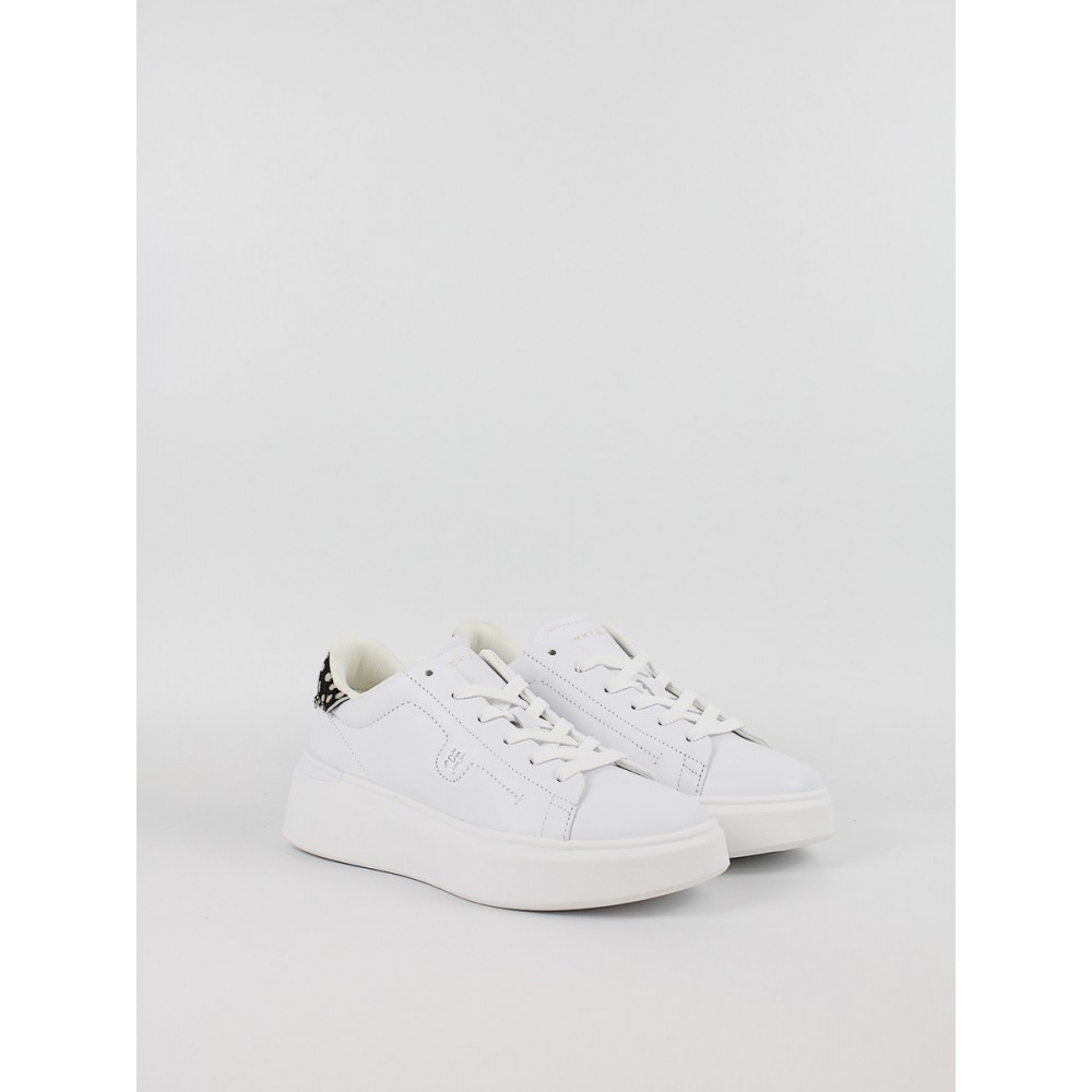 Γυναικεία Sneaker Tommy Hilfiger Animal Print Platform Sneaker FW0FW09023-02R Ασπρο