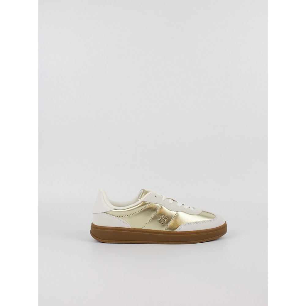 Γυναικεία Sneaker Tommy Hilfiger Mu Jackie Metallic FW0FW09026-0HT Χρυσό