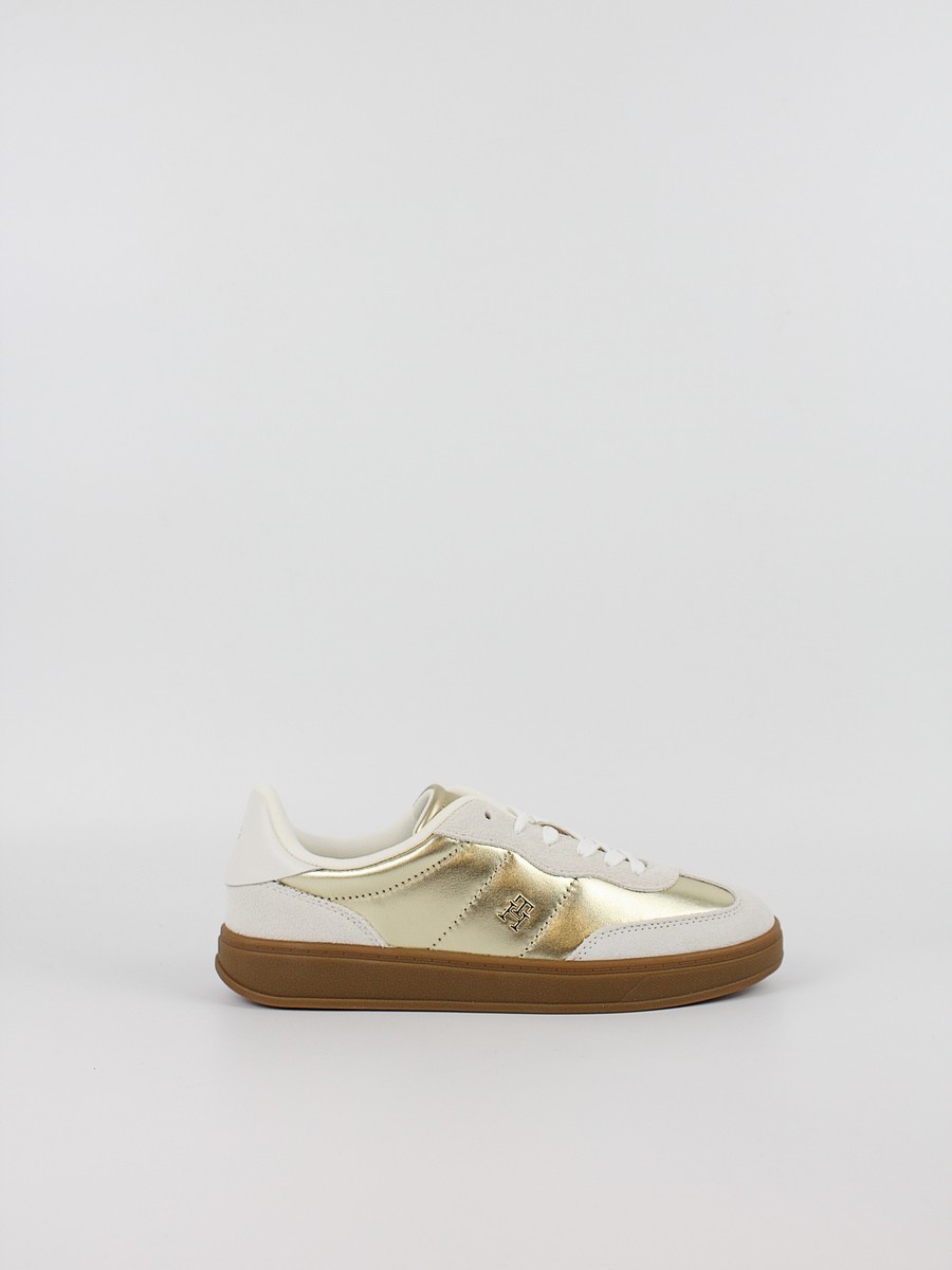 Γυναικεία Sneaker Tommy Hilfiger Mu Jackie Metallic FW0FW09026-0HT Χρυσό