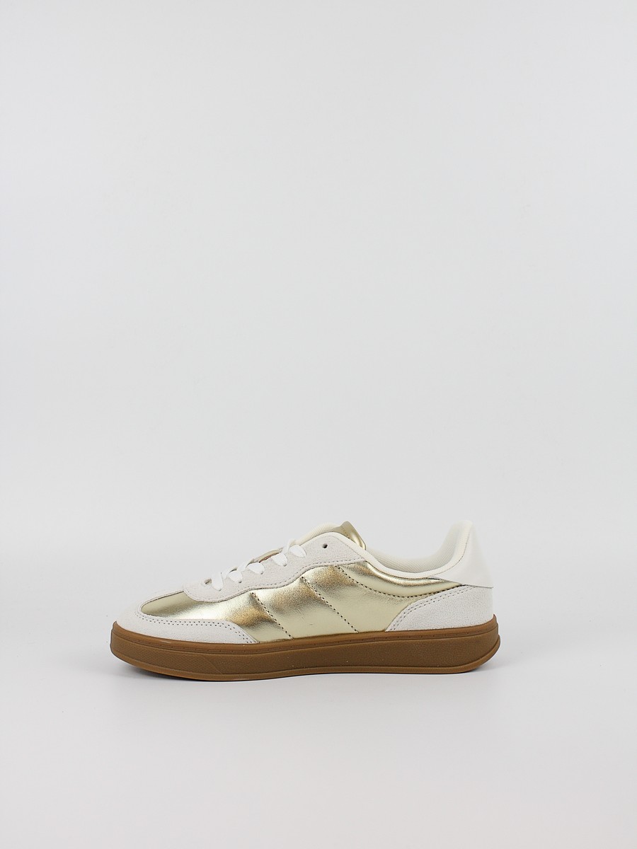 Women Sneaker Tommy Hilfiger Mu Jackie Metallic FW0FW09026-0HT Gold