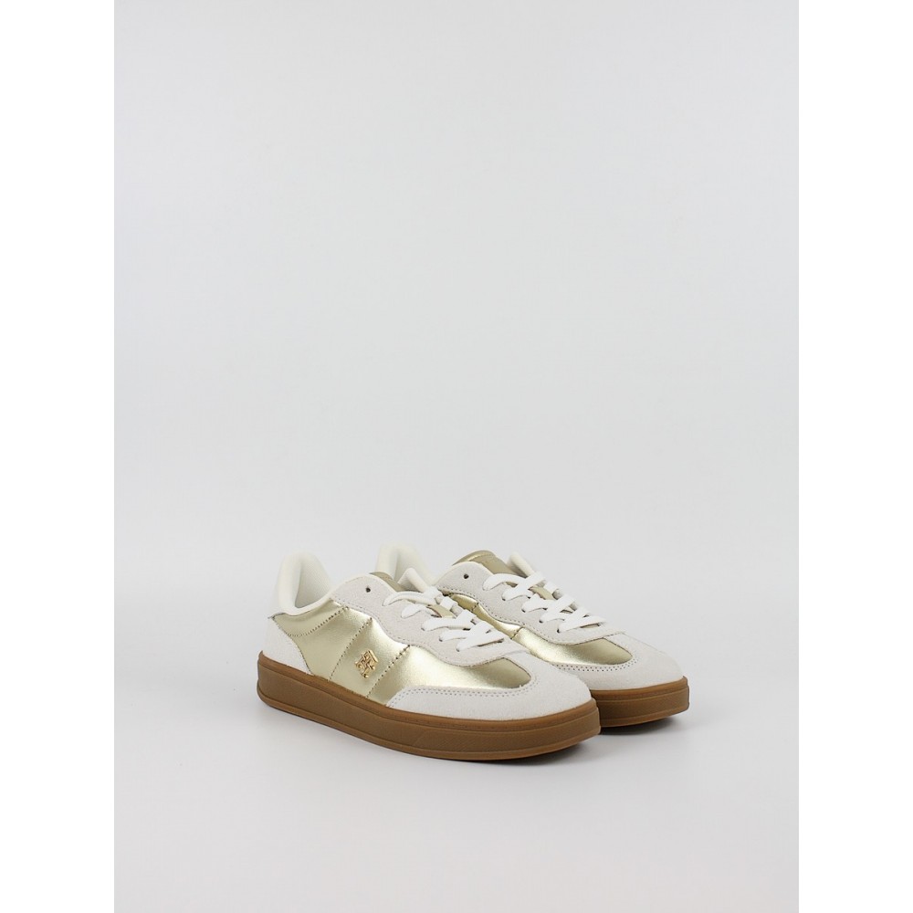 Γυναικεία Sneaker Tommy Hilfiger Mu Jackie Metallic FW0FW09026-0HT Χρυσό