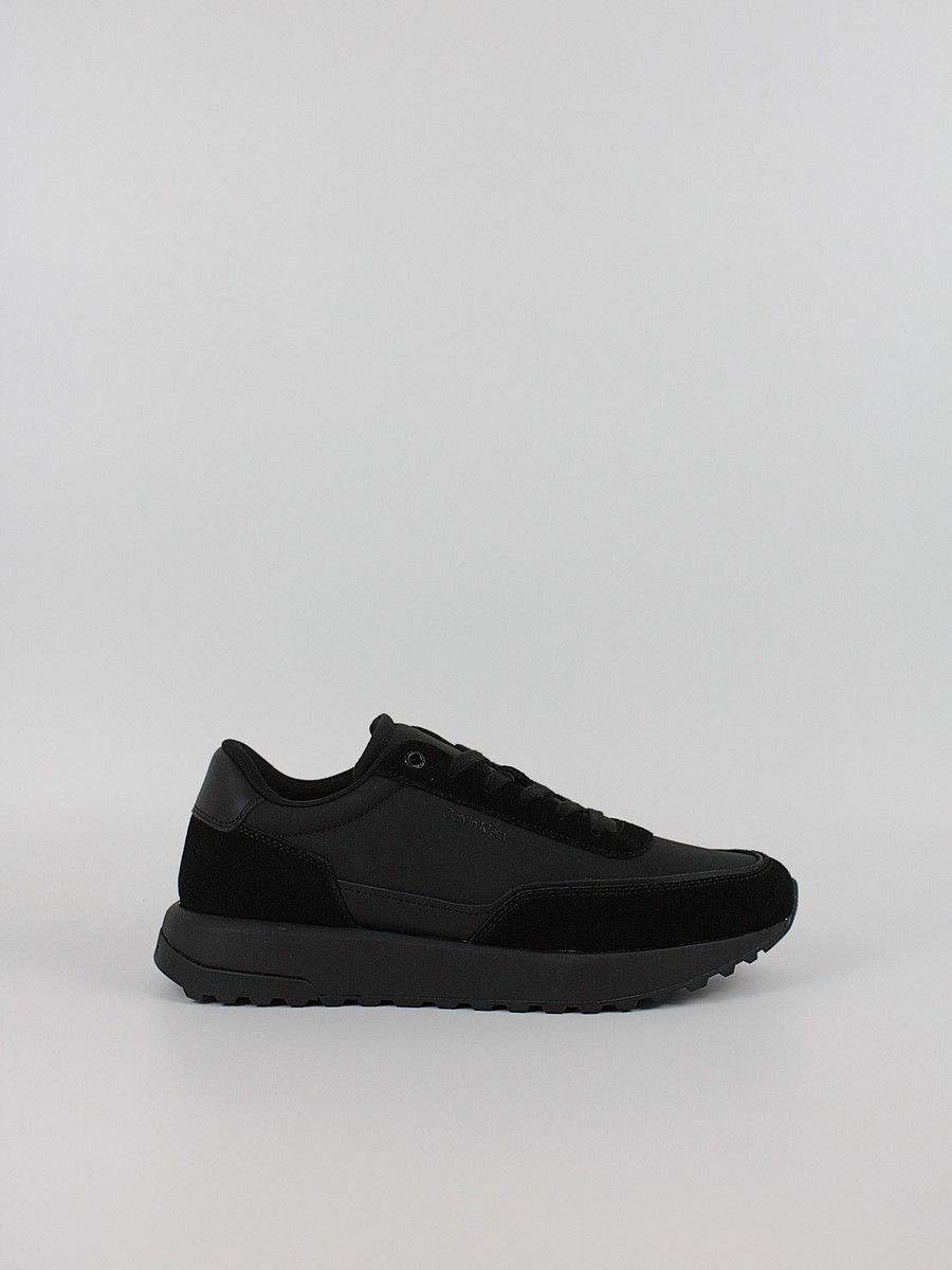 Ανδρικά Sneaker Calvin KLein Low Top Lace Up Repreve Mix HM0HM01714-0GJ Μαύρο