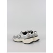 Γυναικεία Sneaker Calvin KLein Hike Runner Lace Up Mesh Mix Met YW0YW02063-0IX Ασημί