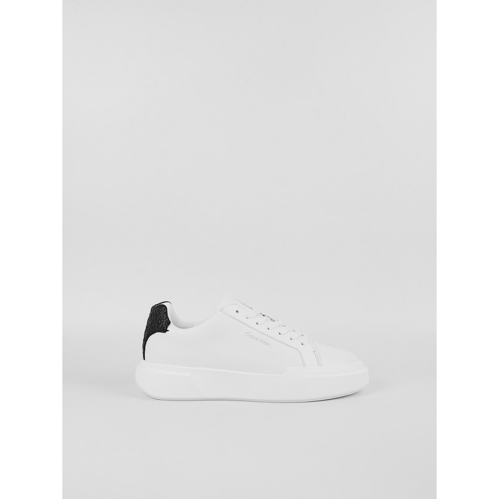 Γυναικεία Sneaker Calvin KLein Chunky Capsole Laceup Lyh Bt Aop YW0YW02036-01W Ασπρο