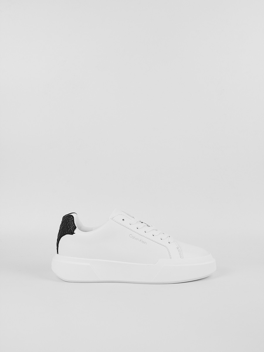 Γυναικεία Sneaker Calvin KLein Chunky Capsole Laceup Lyh Bt Aop YW0YW02036-01W Ασπρο