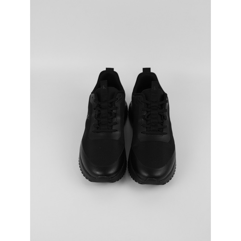 Ανδρικά Sneaker Calvin KLein Eva Runner Lace Up Mat Mix YM0YM01442-0GJ Μαύρο