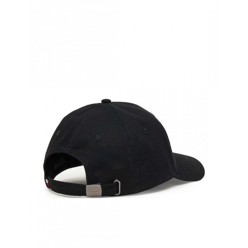 Καπέλο Tommy Hilfiger Th Foundation Hct 6 Panel Cap AM0AM14045-BDS Μαύρο