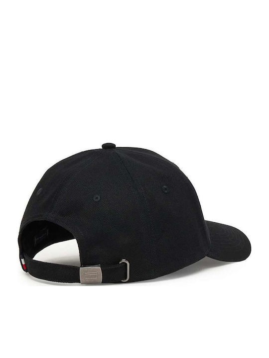 Καπέλο Tommy Hilfiger Th Foundation Hct 6 Panel Cap AM0AM14045-BDS Μαύρο