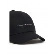 Καπέλο Tommy Hilfiger Th Foundation Hct 6 Panel Cap AM0AM14045-BDS Μαύρο