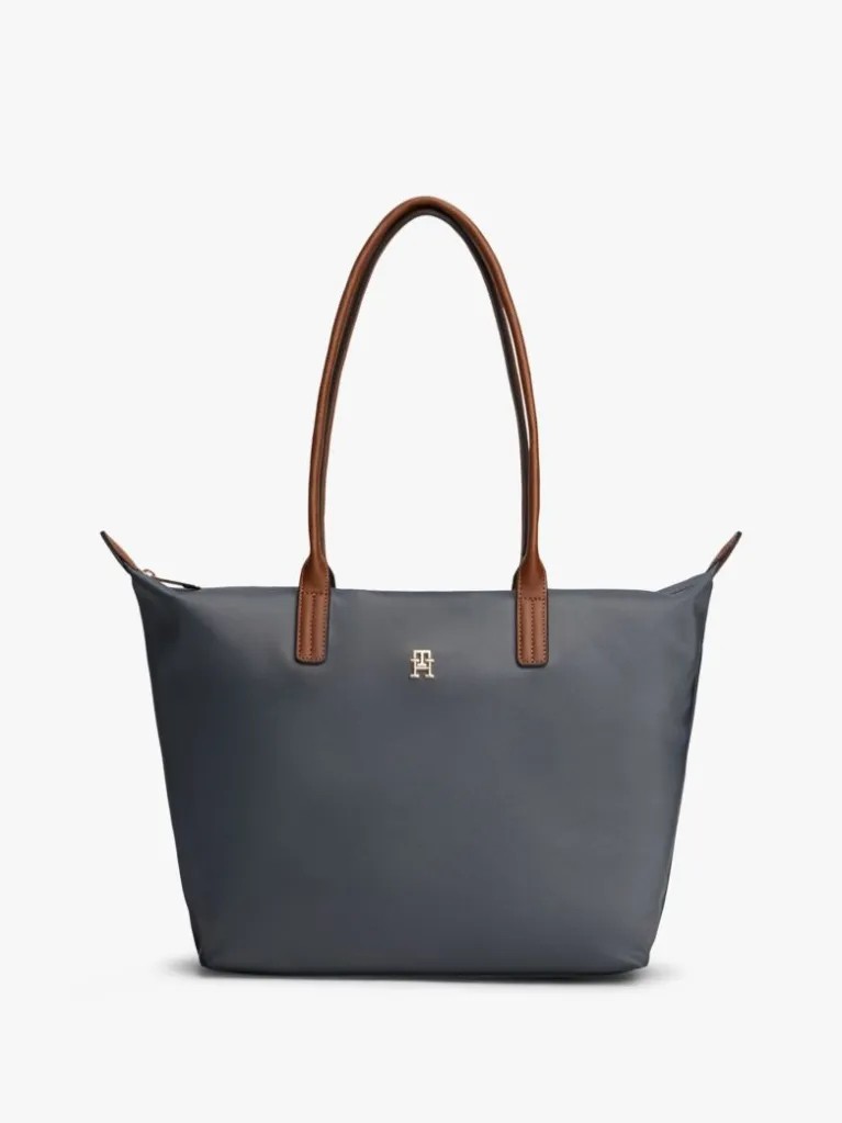 Γυναικεία Τσάντα Tommy Hilfiger Popette Tote AW0AW17711-PTU Γκρι