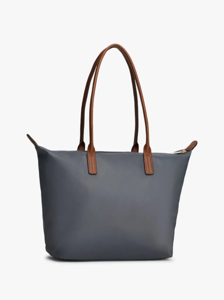 Γυναικεία Τσάντα Tommy Hilfiger Popette Tote AW0AW17711-PTU Γκρι