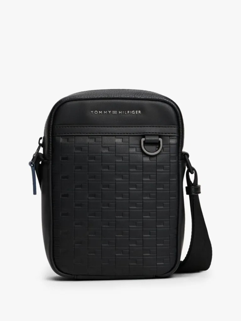 Ανδρικό Τσαντάκι Tommy Hilfiger Th Modern Mini Reporter AM0AM14019-BDS Μαύρo