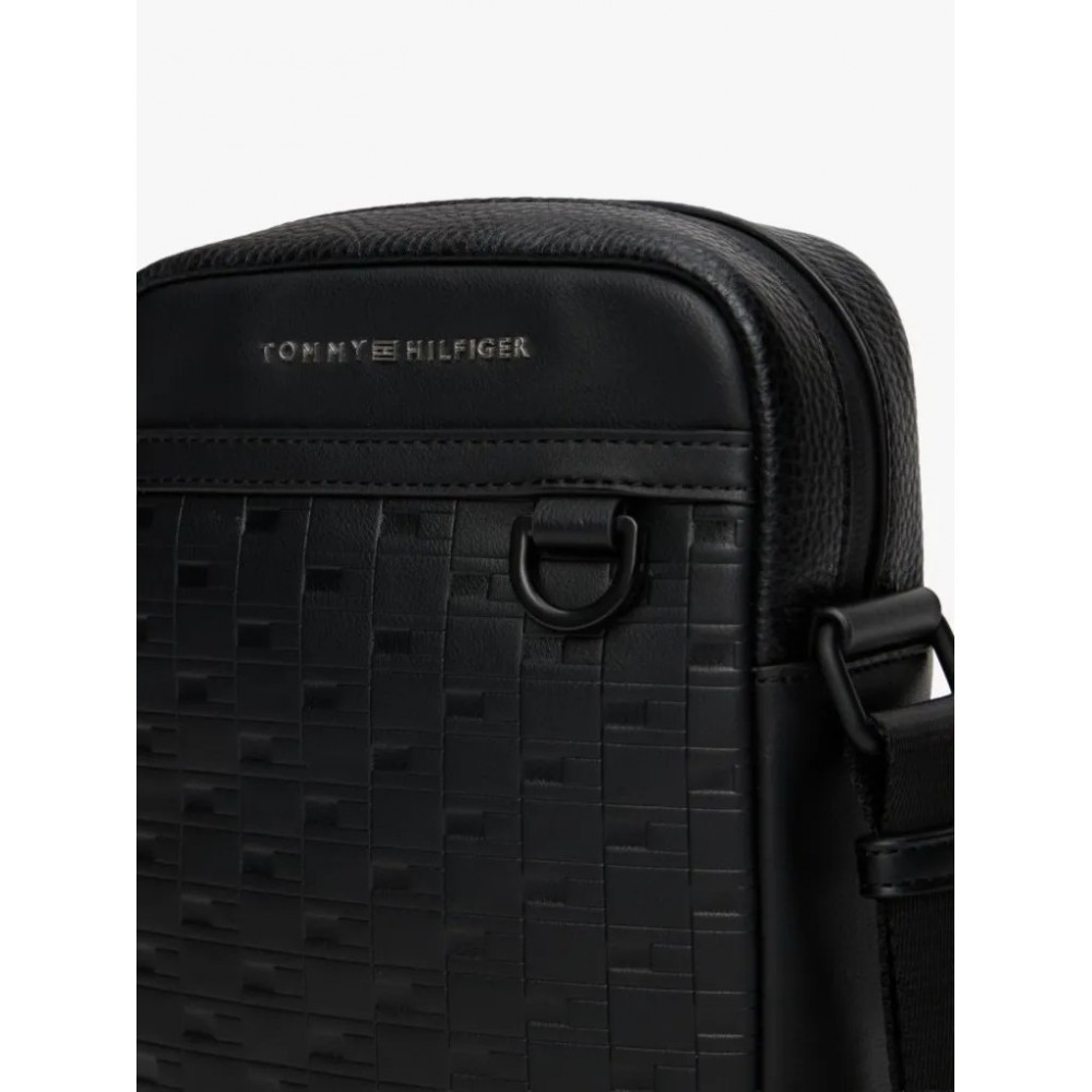 Ανδρικό Τσαντάκι Tommy Hilfiger Th Modern Mini Reporter AM0AM14019-BDS Μαύρo