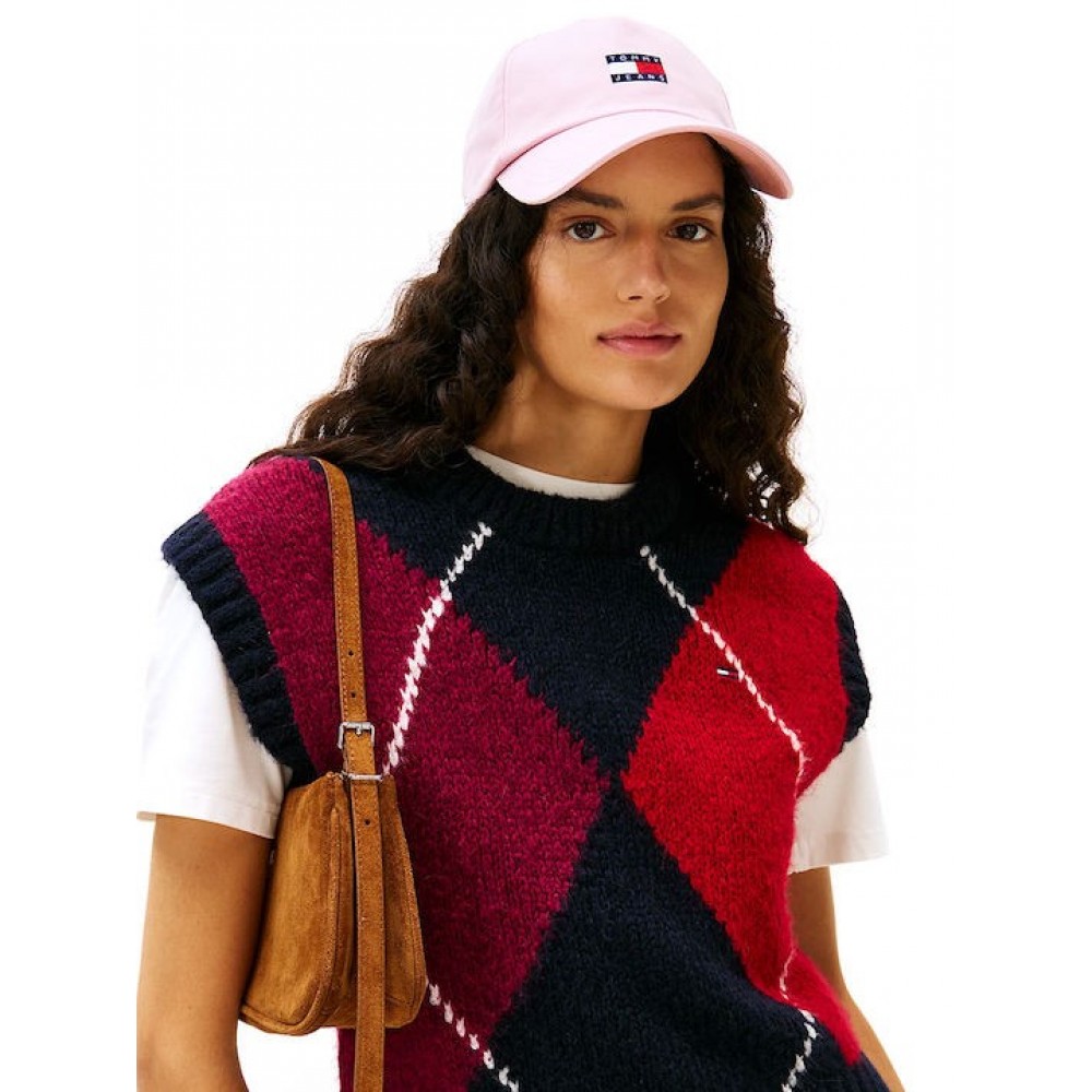 Καπέλο Tommy Hilfiger Tjw Heritage Core 5 Panel Cap AW0AW16991-TON Ροζ