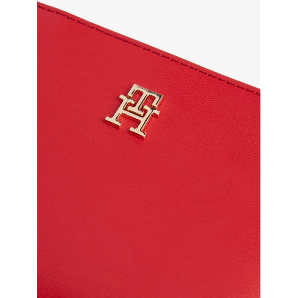 Γυναικείο Πορτοφόλι Tommy Hilfiger Th Icon Med Za Flap AW0AW17742-XLG Κόκκινο