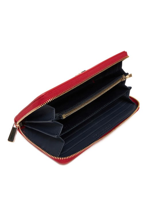 Γυναικείο Πορτοφόλι Tommy Hilfiger Th Icon Lrg Za AW0AW17744-XLG Κόκκινο