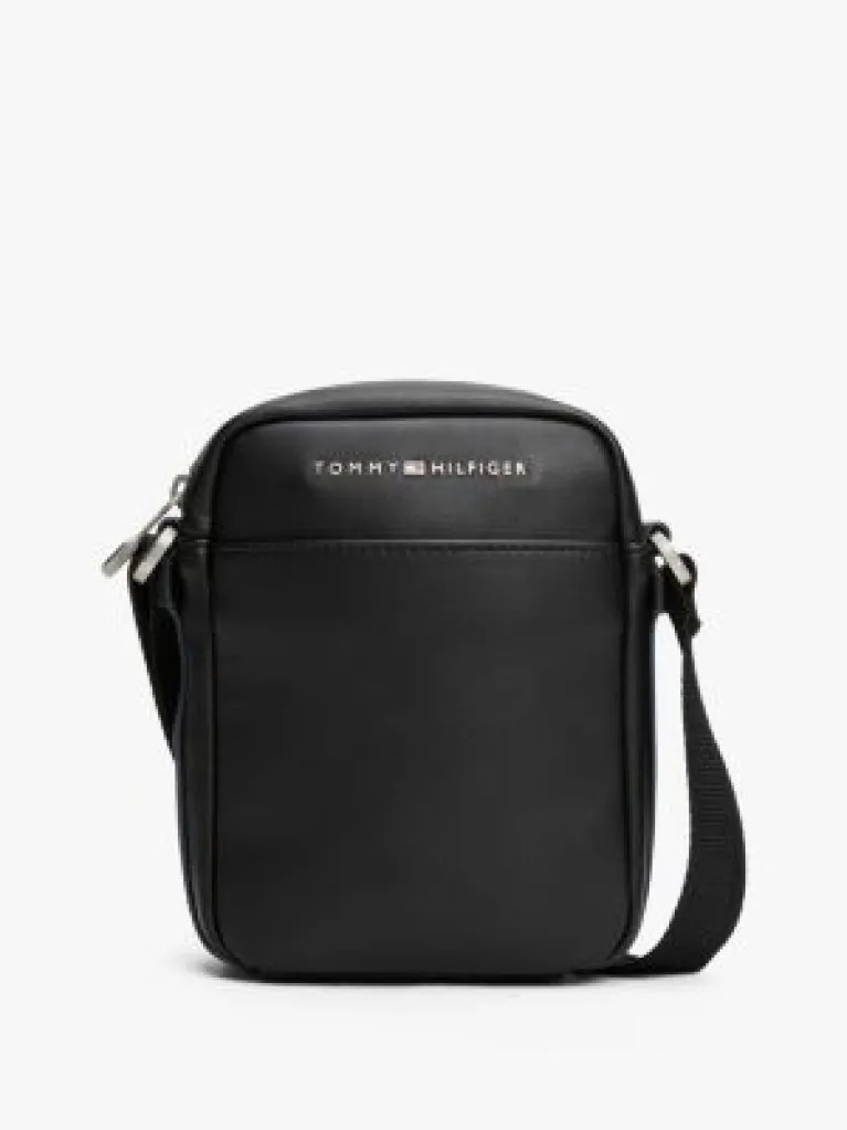 Ανδρικό Τσαντάκι Χιαστή Tommy Hilfiger Th City Mini Reporter AM0AM01941-002 Μαύρο