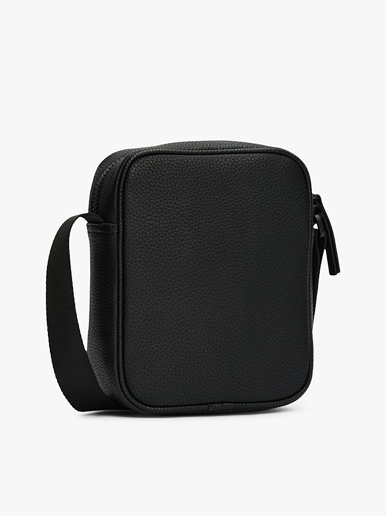 Ανδρικό Τσαντάκι Χιαστή Tommy Hilfiger Essential Pu Mini Reporter AM0AM09504-BDS  Μαύρο