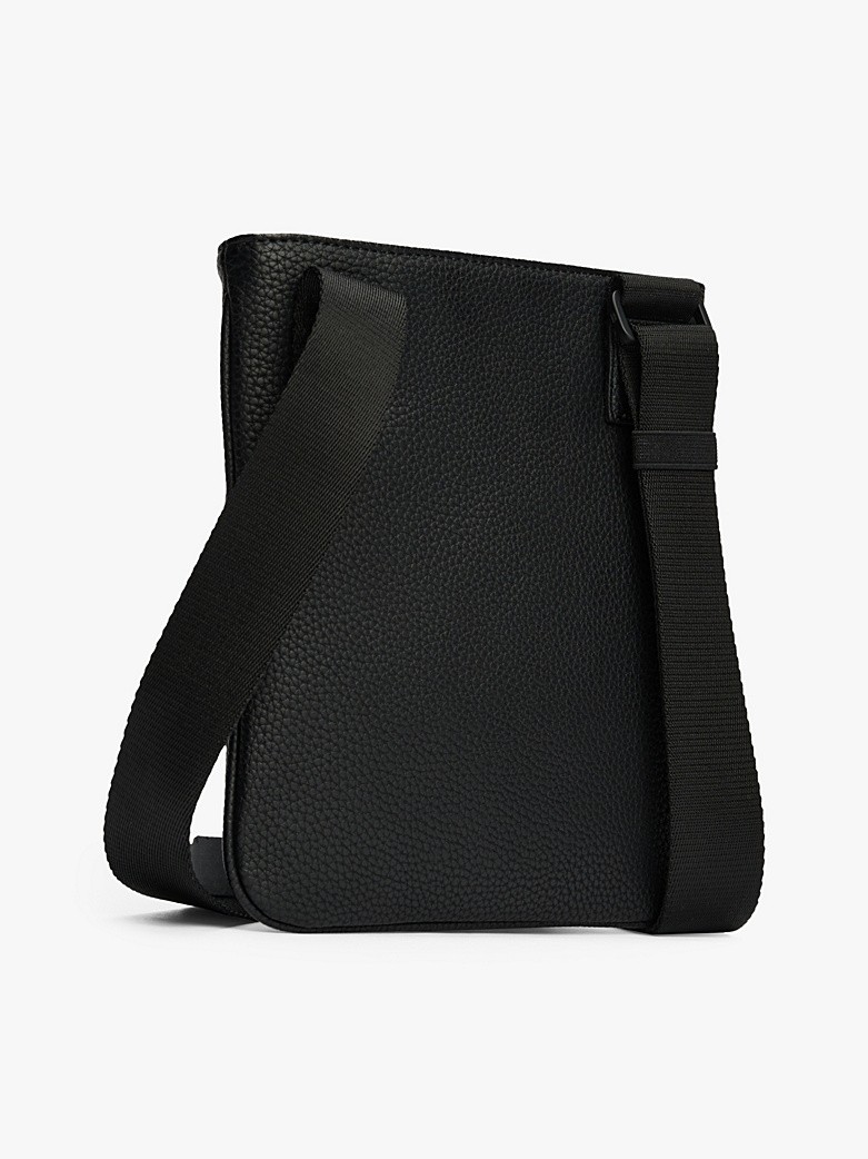 Ανδρικό Τσαντάκι Χιαστή Tommy Hilfiger Essential Pu Mini Crossover AM0AM09505-BDS Μαύρο