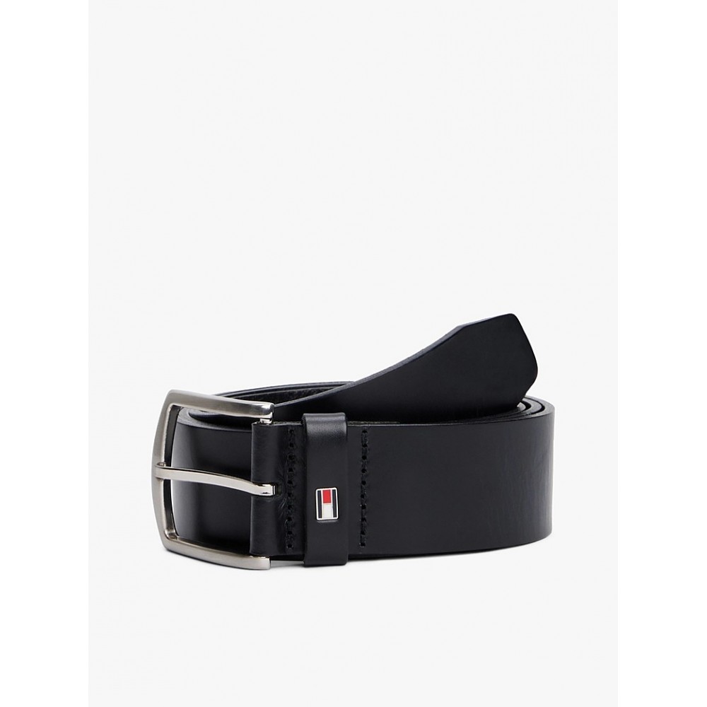 Ανδρική Ζώνη Tommy Hilfiger New Denton Belt 4.0 E367863162-090 Μαύρη