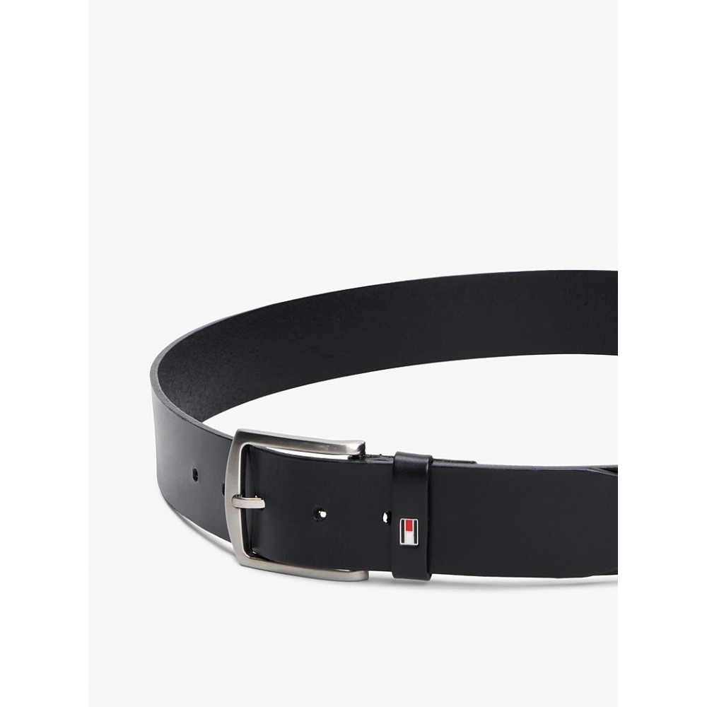 Ανδρική Ζώνη Tommy Hilfiger New Denton Belt 4.0 E367863162-090 Μαύρη