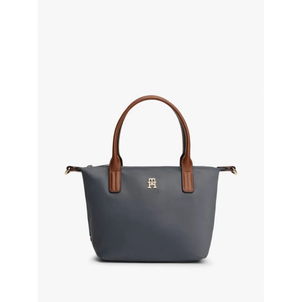 Γυναικεία Τσάντα Tommy Hilfiger Popette Mini Tote AW0AW17709-PTU Γκρι