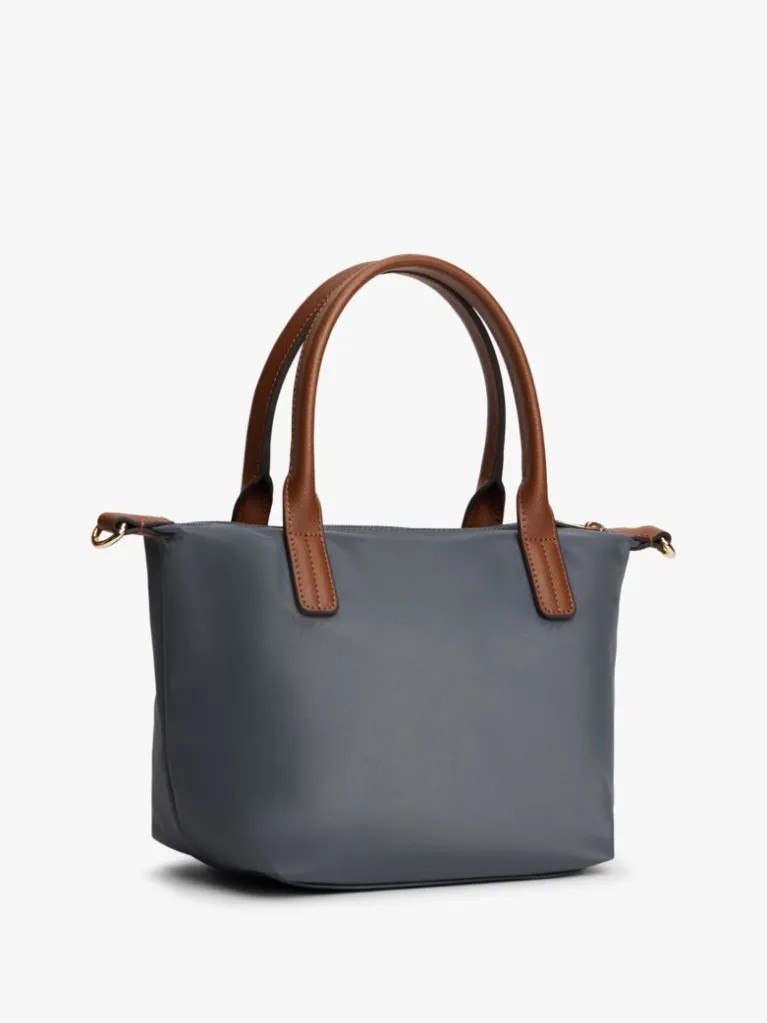 Γυναικεία Τσάντα Tommy Hilfiger Popette Mini Tote AW0AW17709-PTU Γκρι