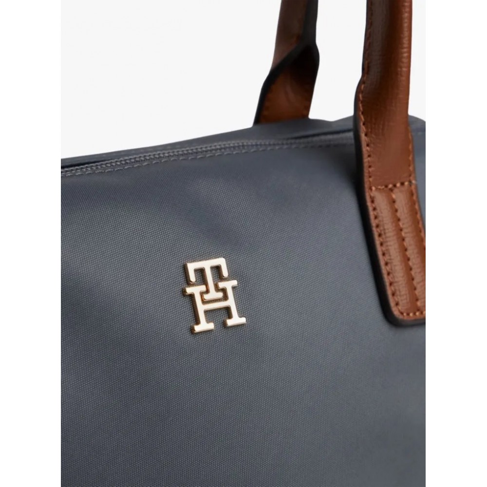 Γυναικεία Τσάντα Tommy Hilfiger Popette Mini Tote AW0AW17709-PTU Γκρι
