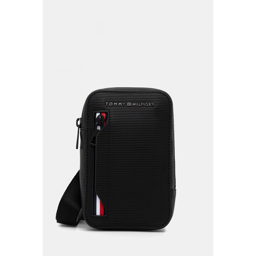 Ανδρικό Τσαντάκι Tommy Hilfiger Th Corp Phone Crossover AM0AM14021-BDS Μαύρo
