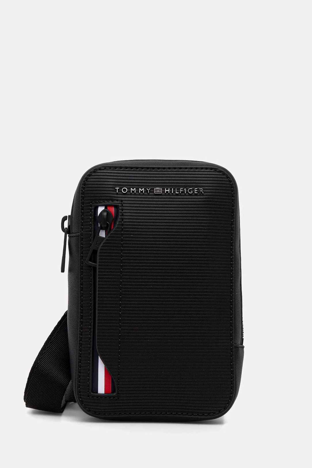 Ανδρικό Τσαντάκι Tommy Hilfiger Th Corp Phone Crossover AM0AM14021-BDS Μαύρo