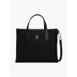 Γυναικεία Τσάντα Tommy Hilfiger Th City Mini Tote Mono Nylon AW0AW18162-BDS Μαύρη