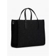 Γυναικεία Τσάντα Tommy Hilfiger Th City Mini Tote Mono Nylon AW0AW18162-BDS Μαύρη