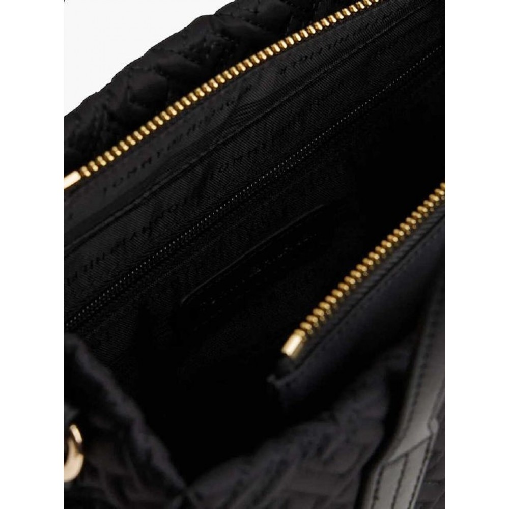 Γυναικεία Τσάντα Tommy Hilfiger Th City Mini Tote Mono Nylon AW0AW18162-BDS Μαύρη
