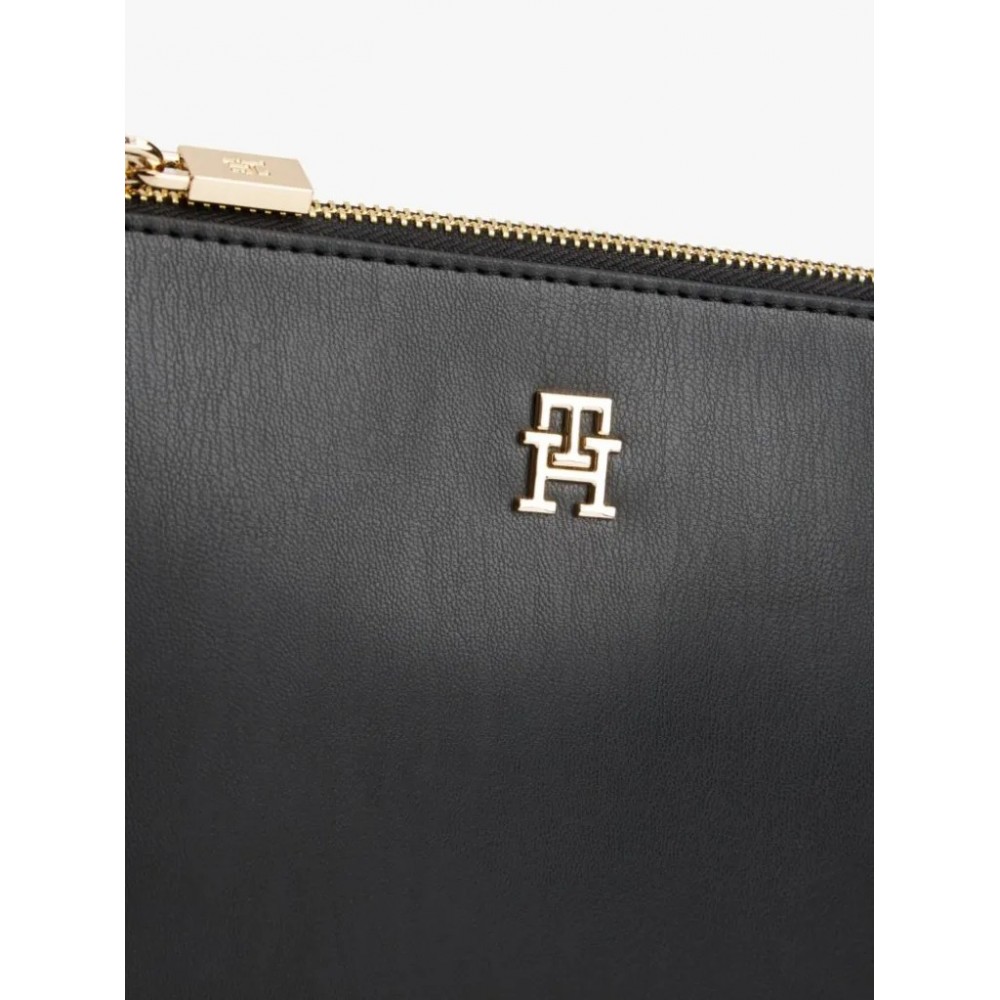 Γυναικεία Τσάντα Tommy Hilfiger Th Glam Conv Med Crossover AW0AW18143-BDS Μαύρη