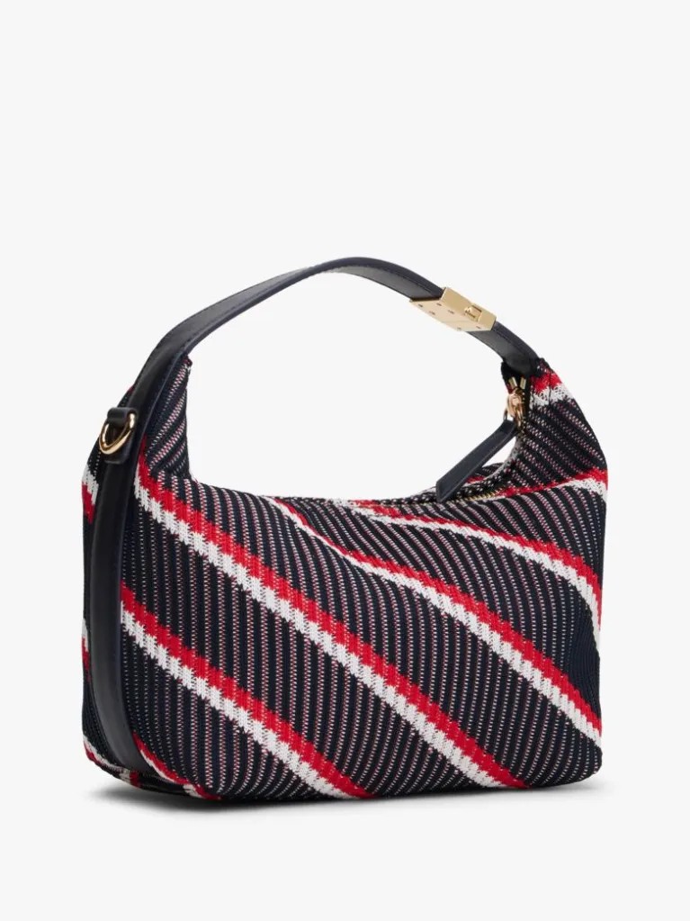 Γυναικεία Τσάντα Tommy Hilfiger Th Go Crossover Mix AW0AW18165-0GY Μπλε