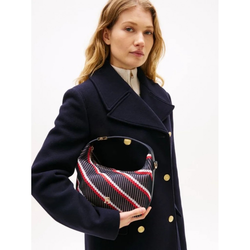 Γυναικεία Τσάντα Tommy Hilfiger Th Go Crossover Mix AW0AW18165-0GY Μπλε