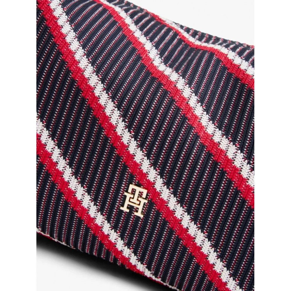 Γυναικεία Τσάντα Tommy Hilfiger Th Go Hobo Mix AW0AW18166-0GY Μπλε