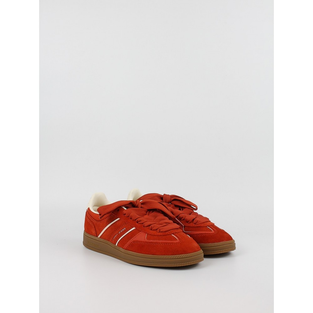 Γυναικεία Sneaker Tommy Hilfiger The Greenwich Edge Suede EN0EN02924-SN4 Κοραλί