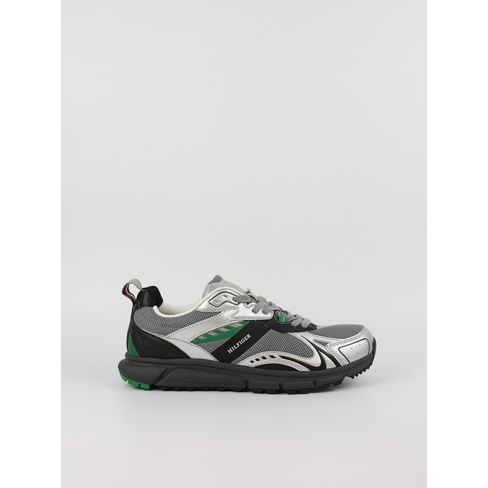Ανδρικά Sneaker Tommy Hilfiger Outdoor Sneaker Tech Mix FM0FM05843-PRY Γκρι