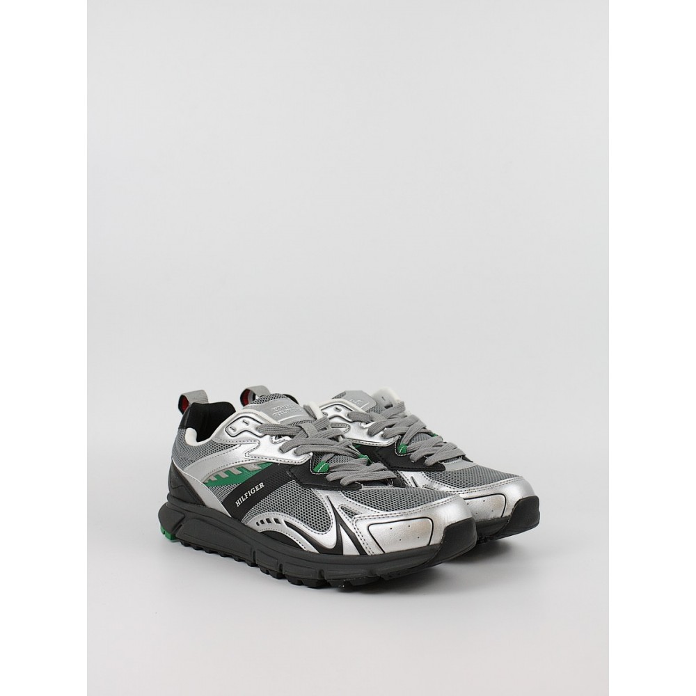 Ανδρικά Sneaker Tommy Hilfiger Outdoor Sneaker Tech Mix FM0FM05843-PRY Γκρι