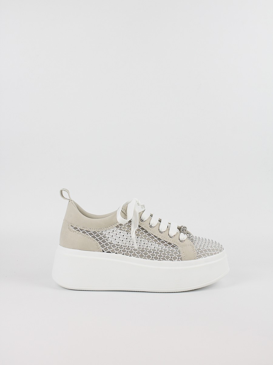 Γυναικείο Sneaker Renato Garini W119R61534V4 Μπεζ