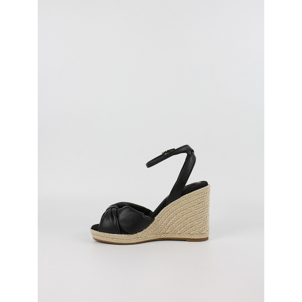 Γυναικεία Πλατφόρμα Tommy Hilfiger Th Bow High Cork Wedg FW0FW09011-BDS Μαύρη