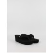 Γυναικεία Σαγιονάρα Tommy Hilfiger Th Wedge Braided Summer Sandal FW0FW09198-BDS Μαύρη