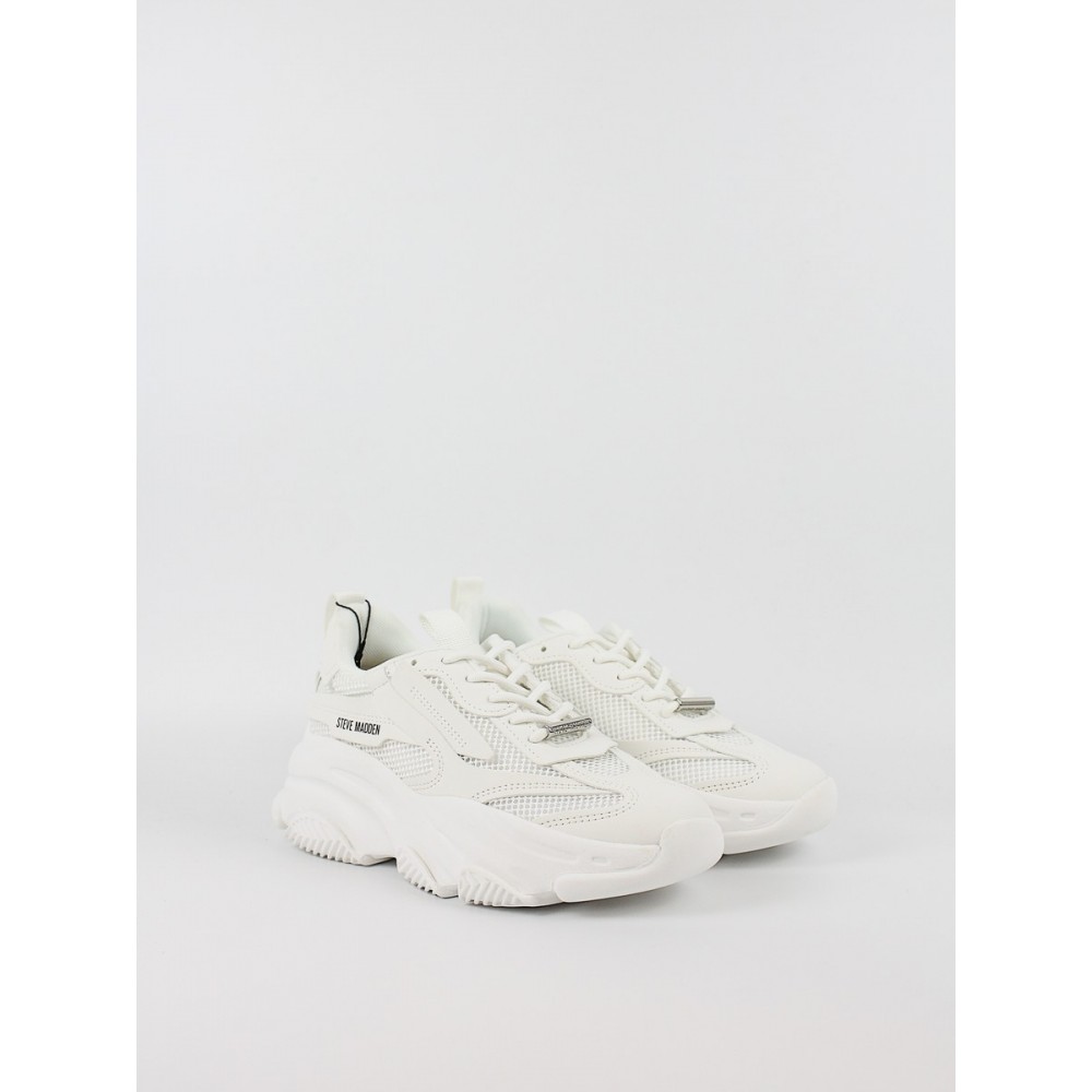 Γυναικείο Sneaker Steve Madden Possession SM11004652-04005 Ασπρο