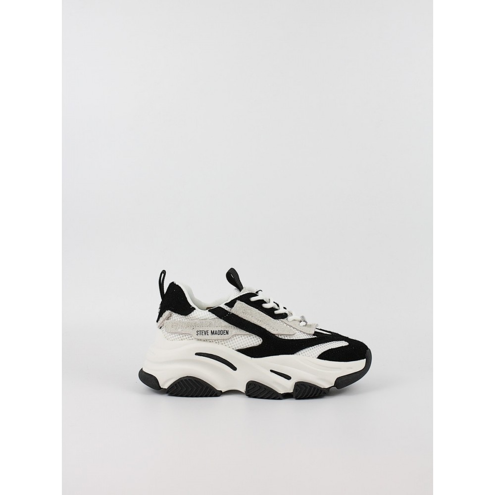 Γυναικείο Sneaker Steve Madden Possession SM11004652-03006 Ασπρόμαυρο