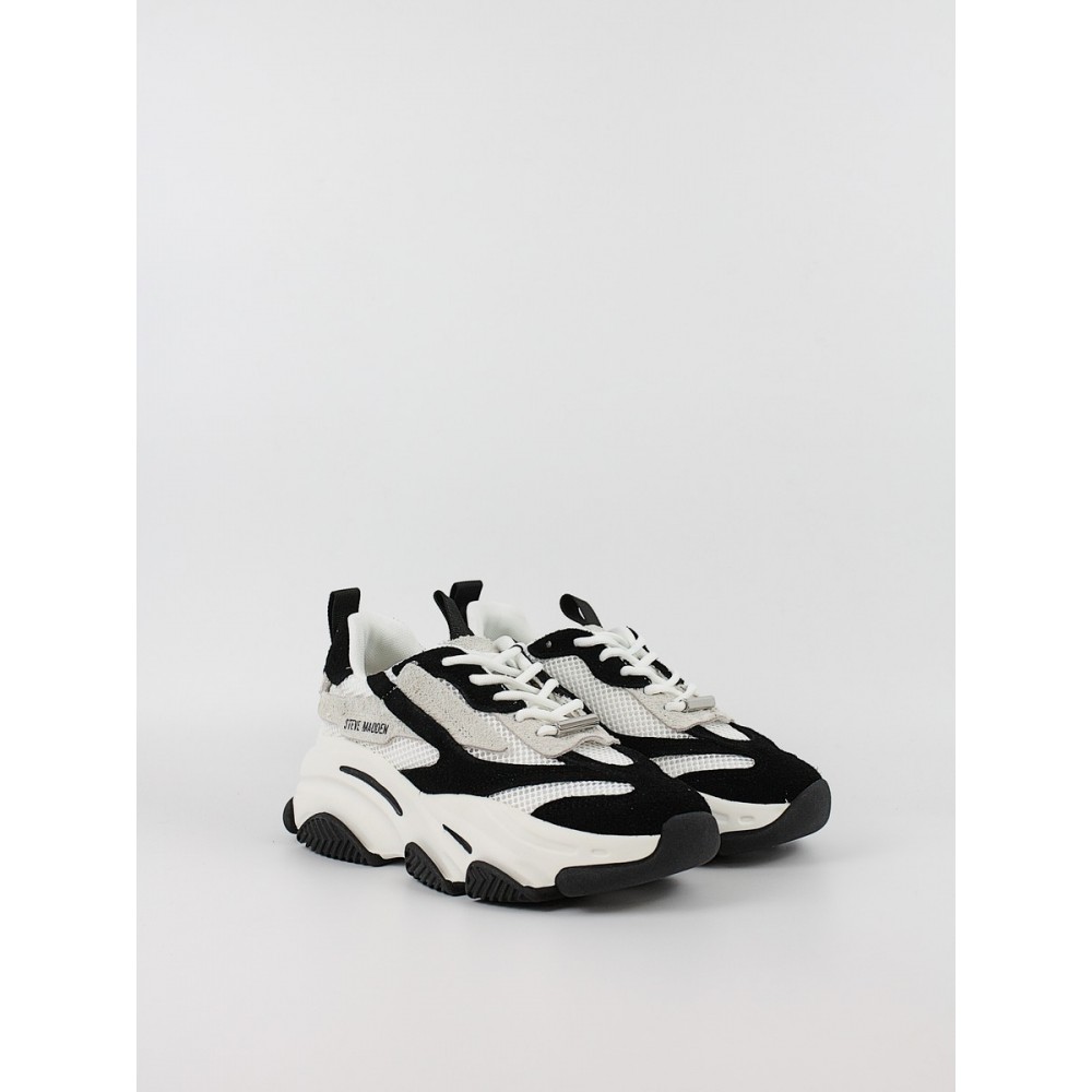 Γυναικείο Sneaker Steve Madden Possession SM11004652-03006 Ασπρόμαυρο