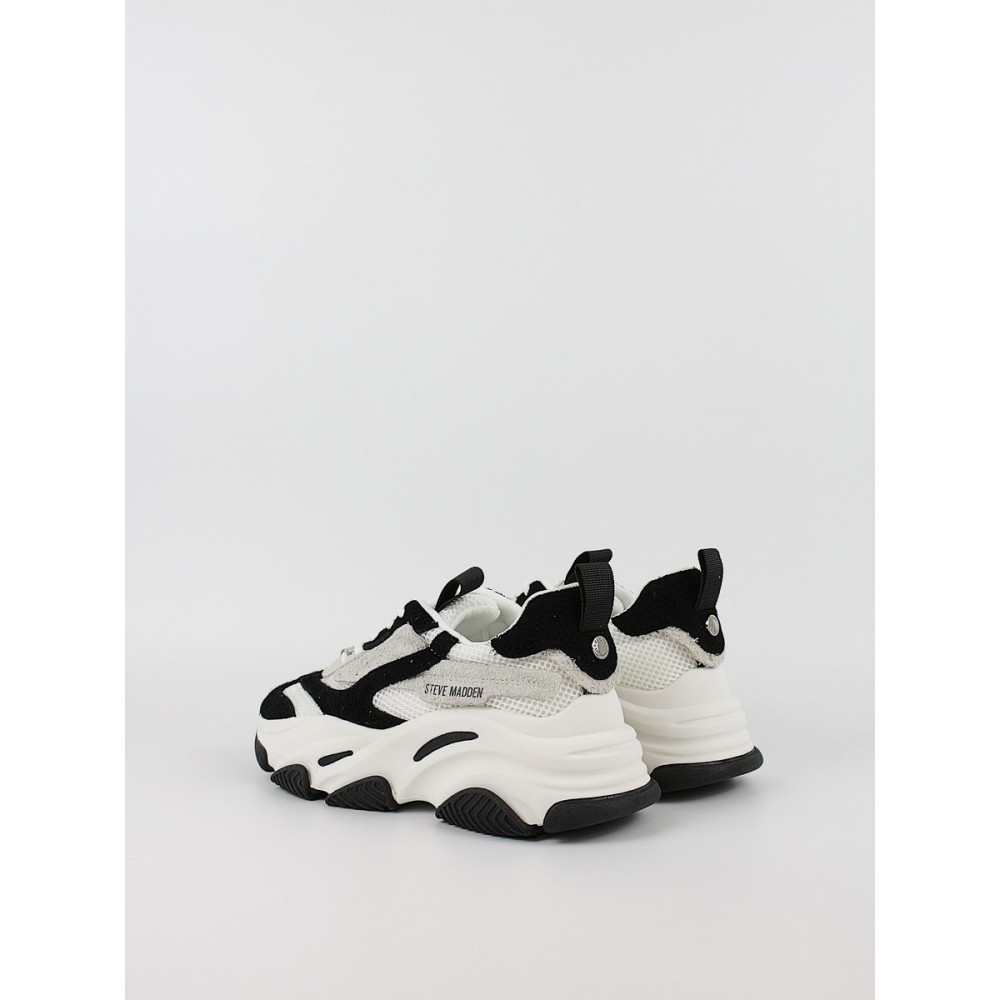 Γυναικείο Sneaker Steve Madden Possession SM11004652-03006 Ασπρόμαυρο