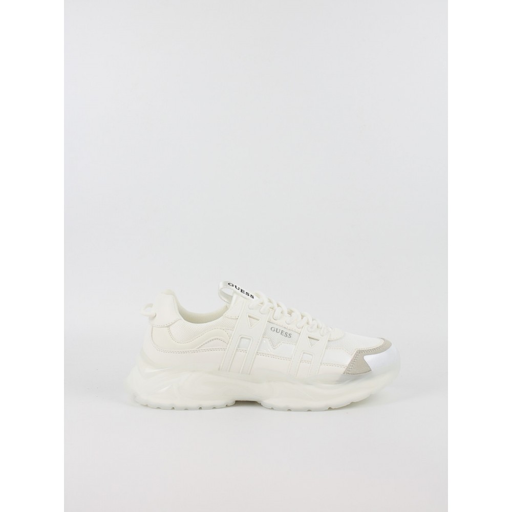Ανδρικό Sneaker Guess Belluno FMFUNOELL12 Ασπρο