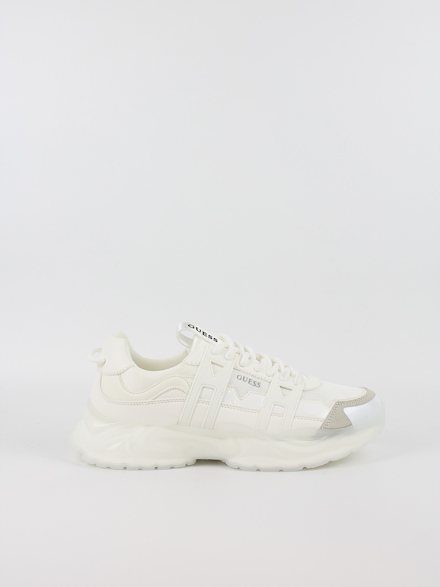 Ανδρικό Sneaker Guess Belluno FMFUNOELL12 Ασπρο